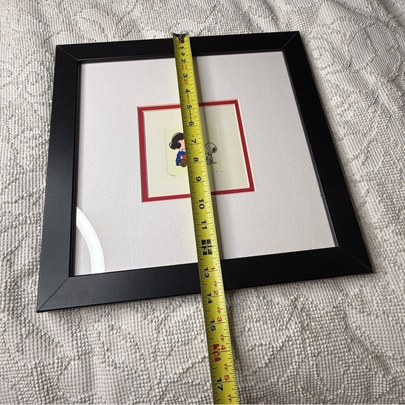 CHARLIE BROWN SNOOPY COOKIE SOWA & REISER HAND PAINTED ETCHING PAINTING /500 - Picture 3 of 5